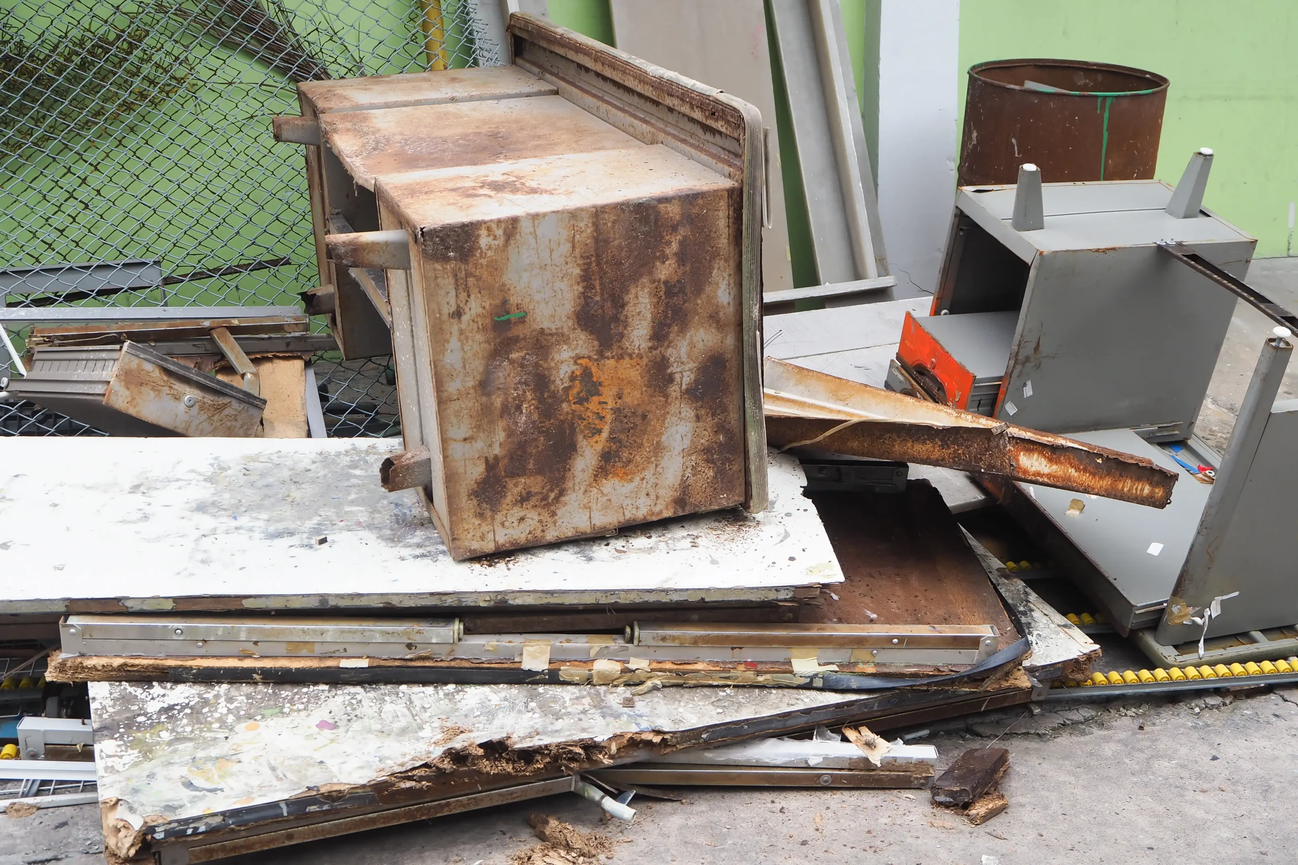 Inicio rusty furniture dump scaled